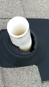 cracked pipe boot