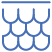 shingles blue icon