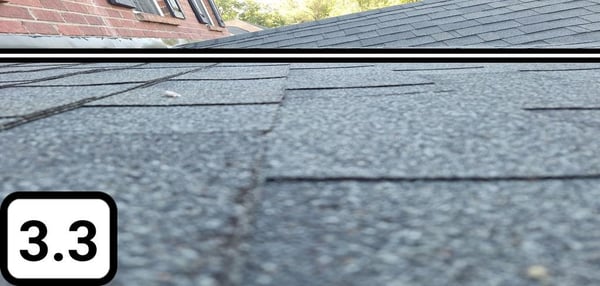 asphalt shingles on a 3/12 roof pitch
