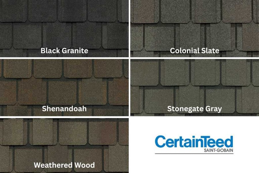 certainteed belmont luxury shingle colors
