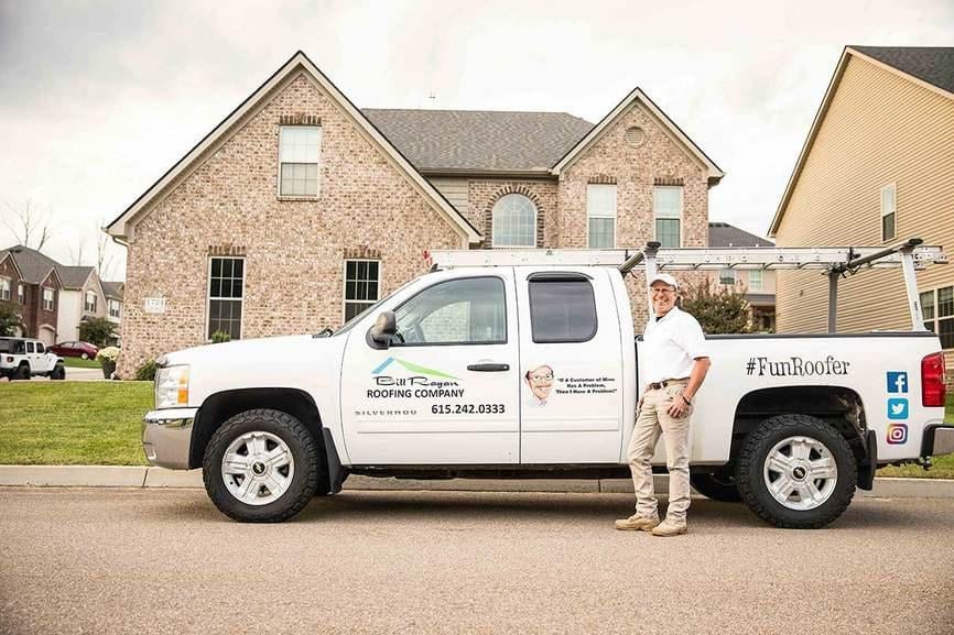 Bill Ragan Roofing Full truck