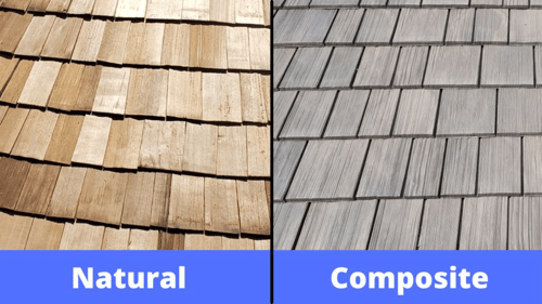 natural cedar shake shingles compared to composite cedar shake shingles
