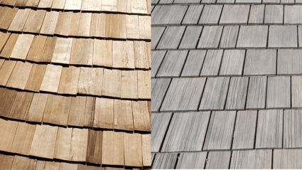 cedar shakes compared to composite shingles