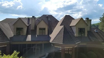 multiple facets on a roof