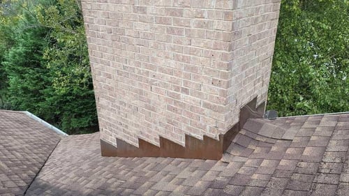 roof flashing around chimney 