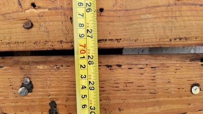 What is the Roof Code for Gaps Between Plank Roof Decking Boards?