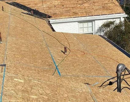 roof decking and roof sheathing