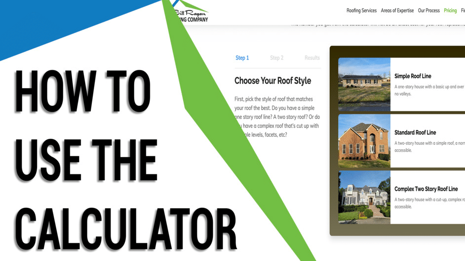 Bill Ragan Roofing Video Thumbnail: How to use the calculator