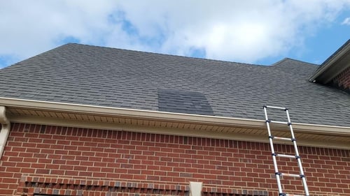 shingle color doesn't match current roof