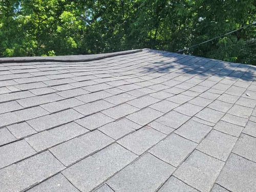 roof sagging from improper roof installation