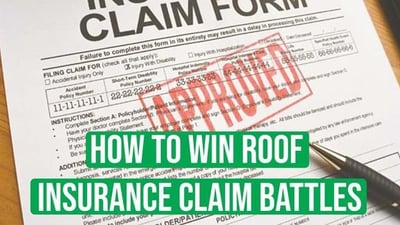 5 Tips On How to Get Your Roof Damage Insurance Claim Approved