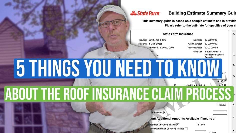 Bill Ragan Roofing Video Thumbnail: What you need to know about the roof insurance claim process