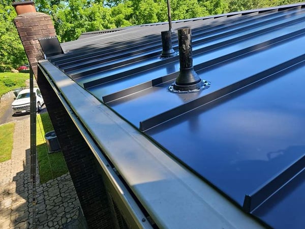 PipeBootsonaStandingSeamMetalRoof