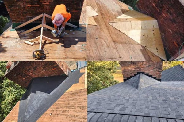 construction of a roof cricket