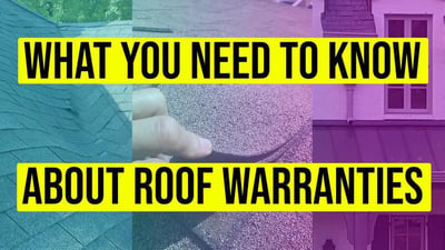 What You Need to Know About Roof Warranties (Workmanship and Material)