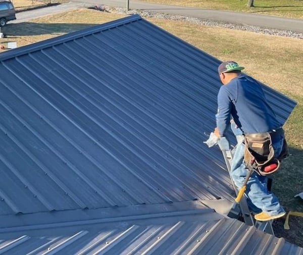 screw down metal roof cost per square foot