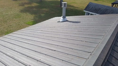 screw down metal roof maintenance