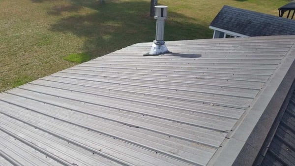screw down metal roof system