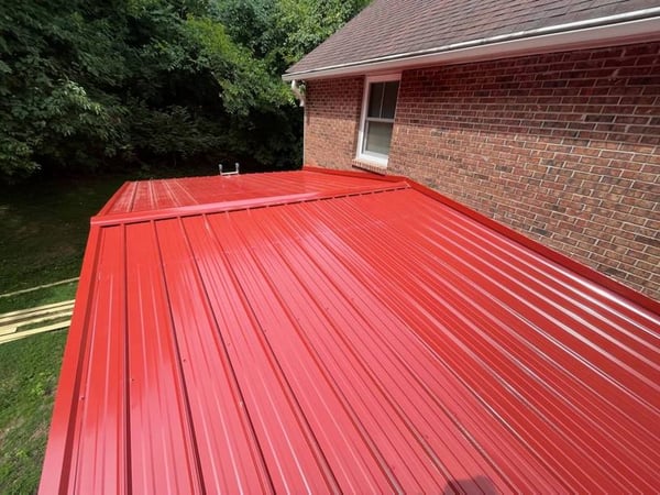 steel exposed fastener metal roof
