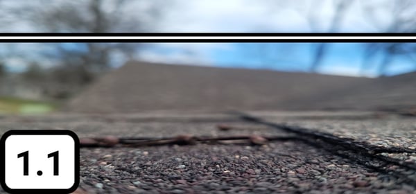 shingles on a low slope roof against building codes