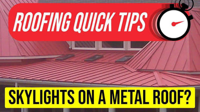 Can You Install Skylights on a Metal Roof?