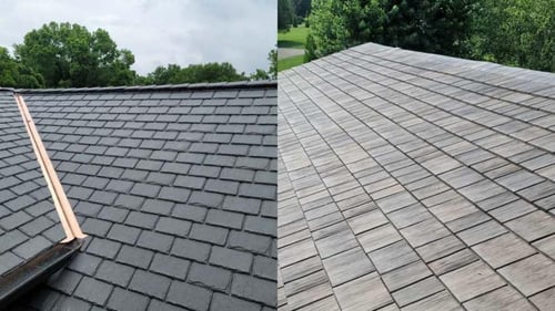 composite (synthetic) roof shingles