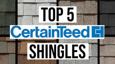 The Top 5 CertainTeed Asphalt Shingles Recommended to Homeowners