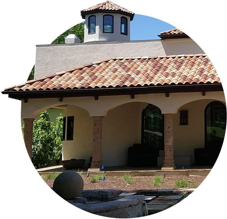 spanish tile roof installed by bill ragan roofing