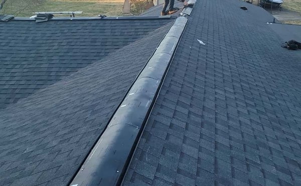 ridge vent after installation before installing ridge capping