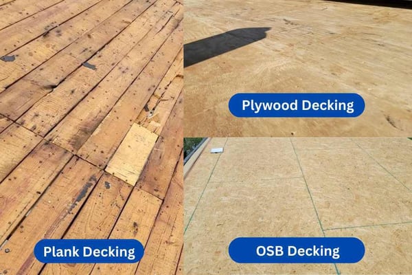 examples of the types of roof decking