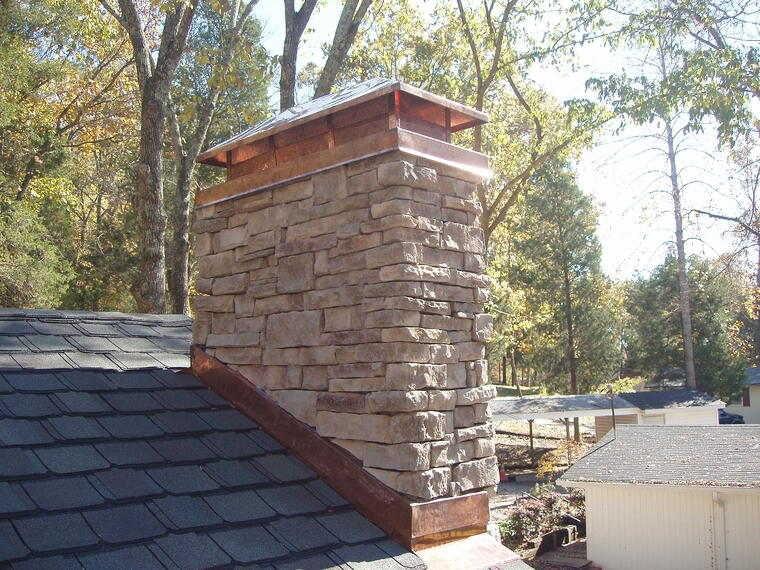 A Chimney To Prevent Leaks Flashing, Metal Roofing Around Chimney