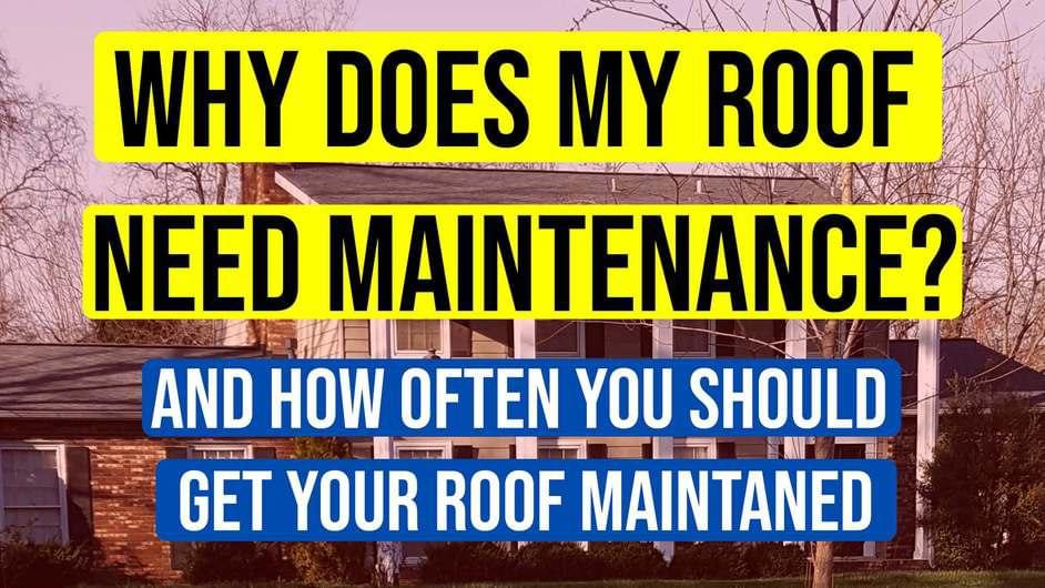 Why Does Your Roof Need Maintenance? (& How Often You Need It)