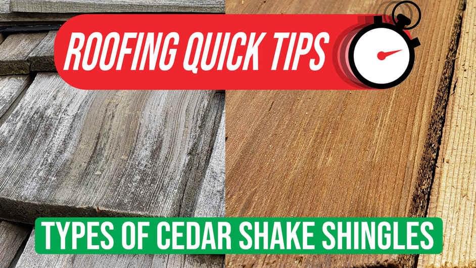 What are the Different Types of Cedar Shake Shingles?