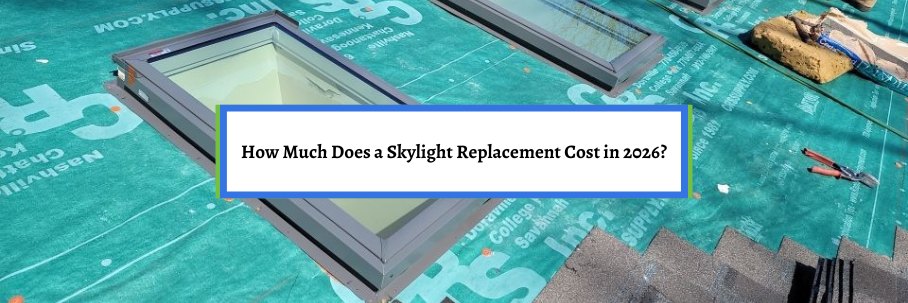 How Much Does a Skylight Replacement Cost in 2026?